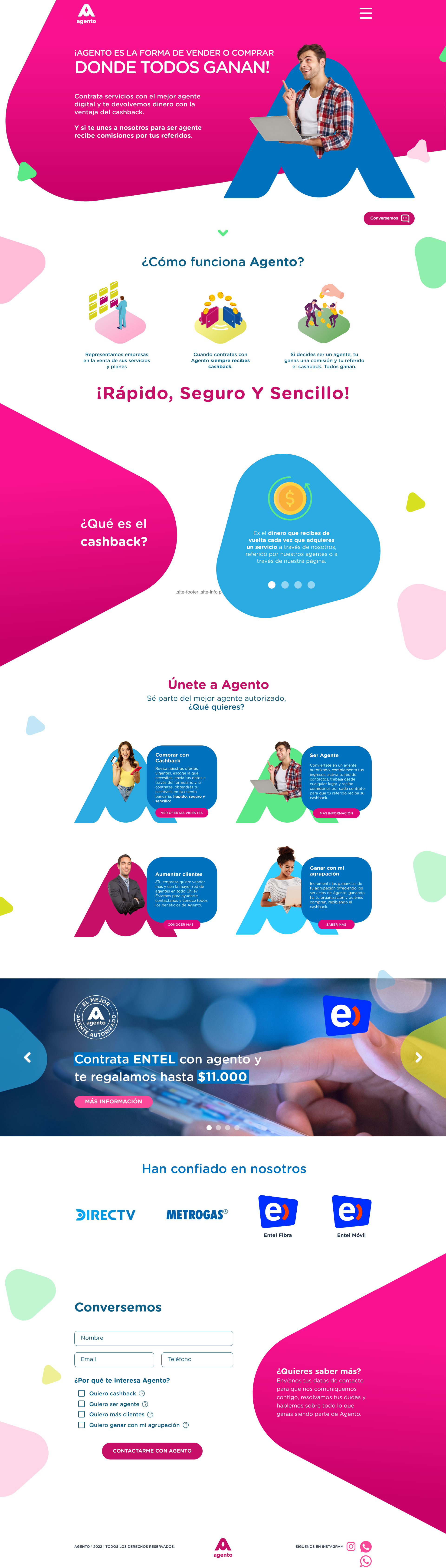 Agento Onepage