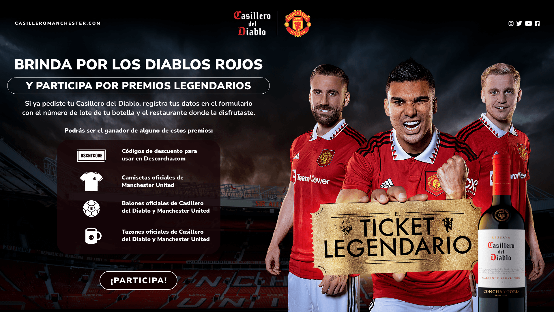Casillero del Diablo y Manchester United