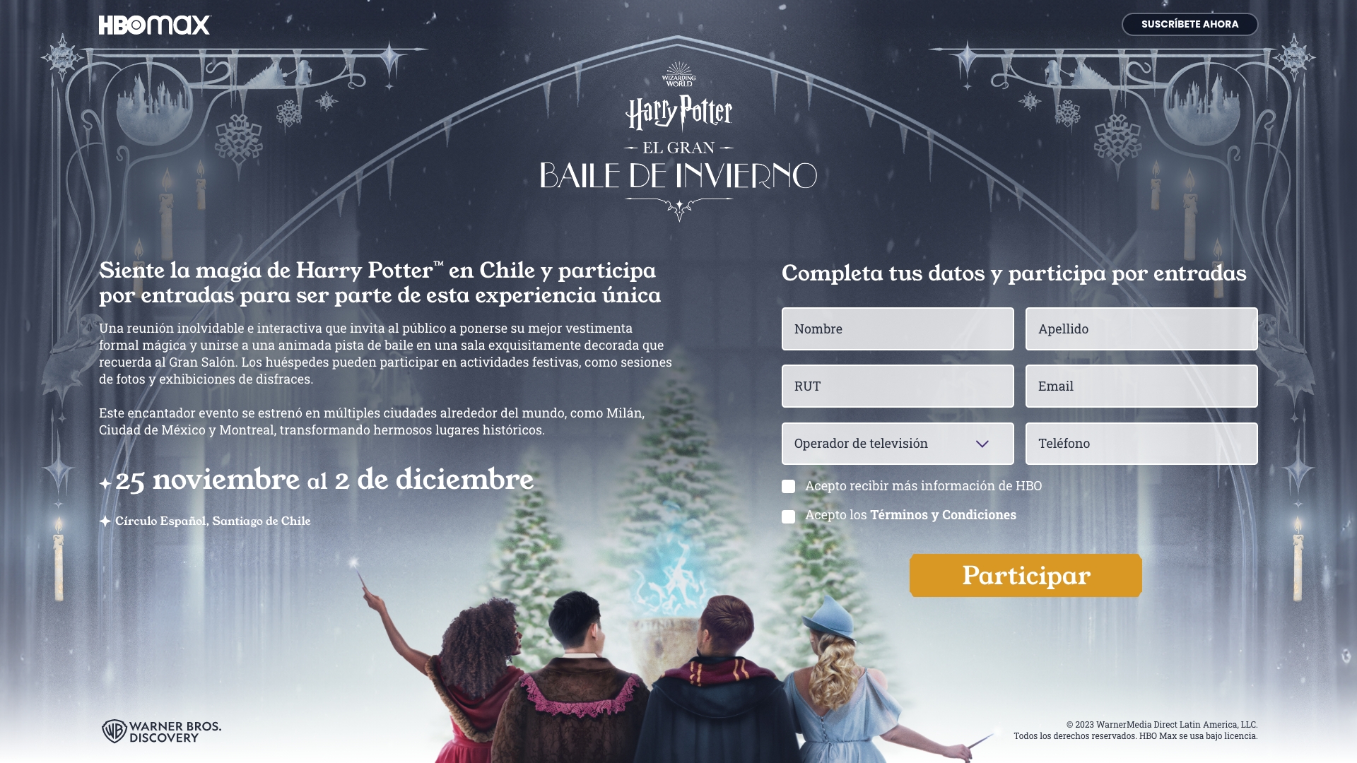 HBOMAX Yule Ball Landing