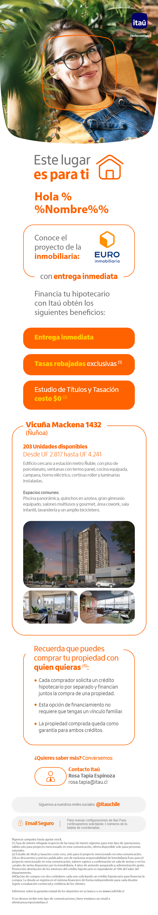 Itaú Crédito Hipotecario Inmobiliaria