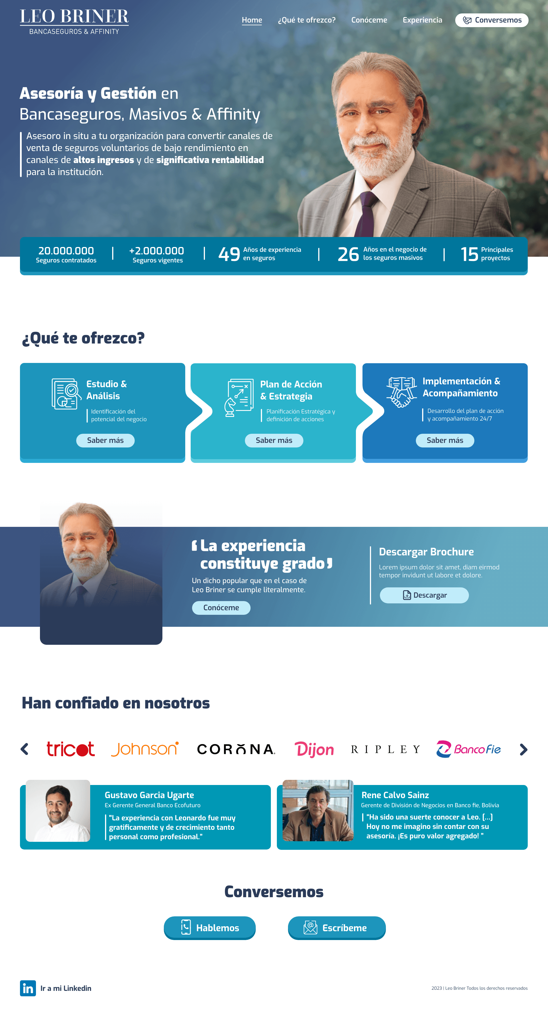 Leo Brinner sitio web
