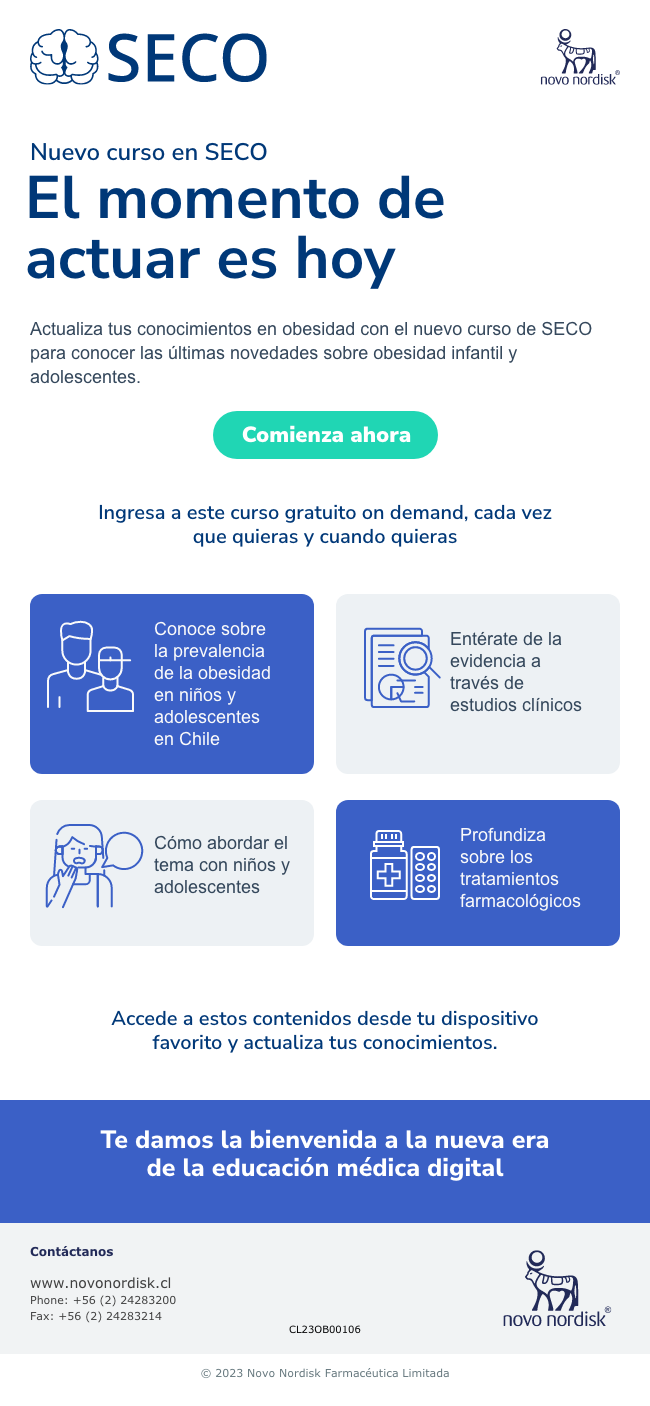 Novonordisk Nuevo Curso SECO